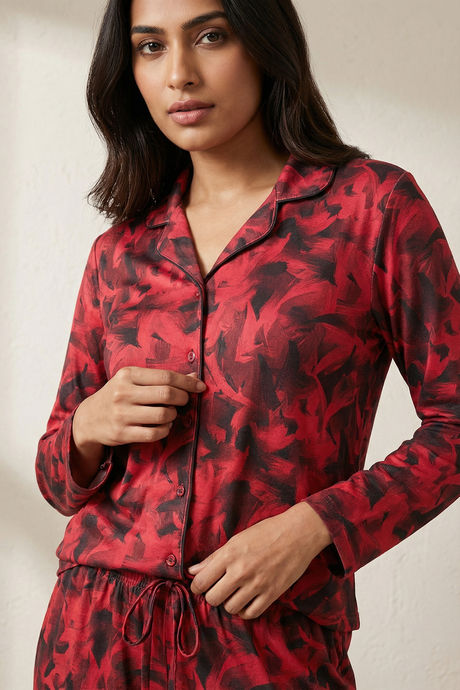 Zivame Buttersoft Knit Poly Pyjama Set - Tap Shoe — image 5